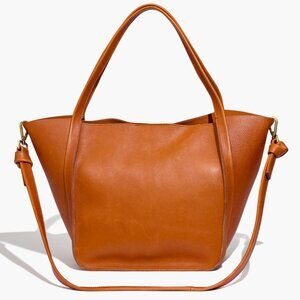 Madewell the Sydney Tote NWT in Burnt Caramel